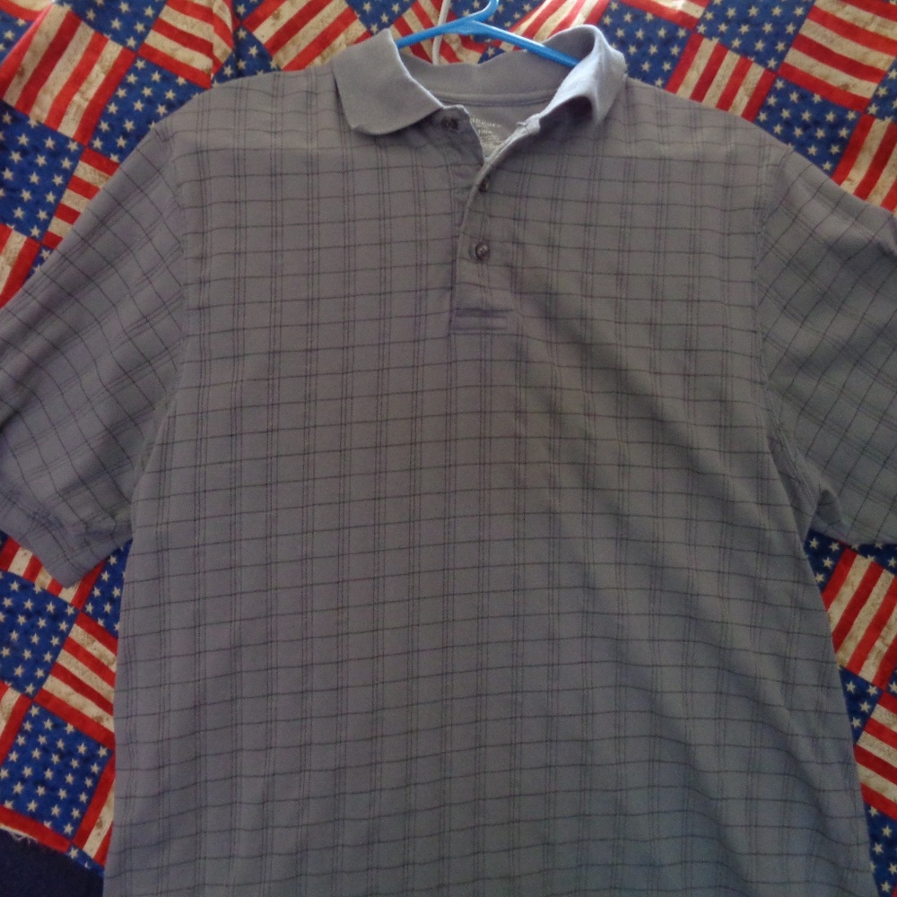 Haggar men's henley/Polo in Size Large Tall